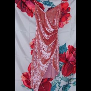 Velvet Pink Dress